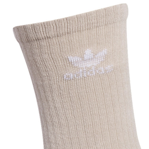 6-Pairs adidas Men's Originals Trefoil Crew Socks (Large)