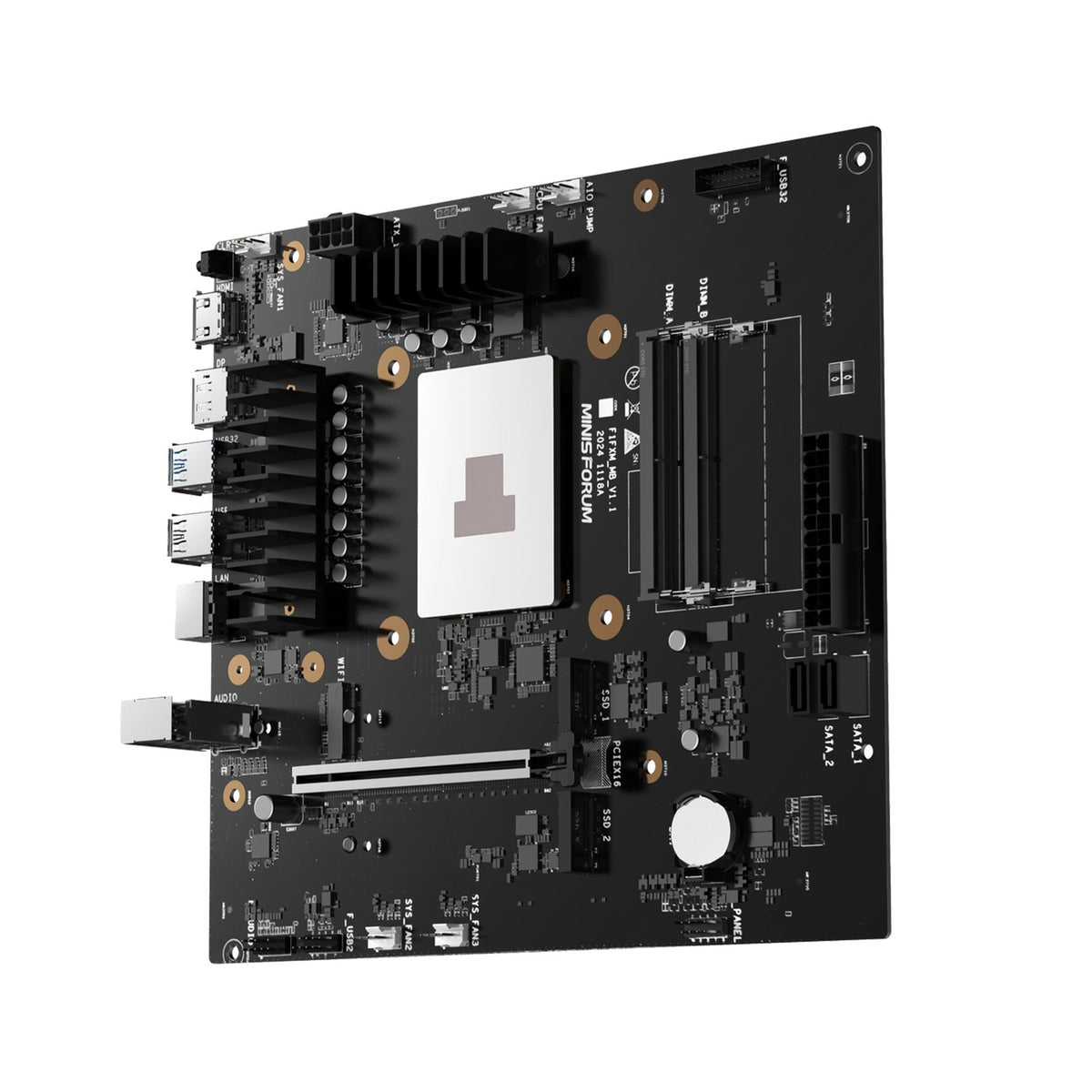 Minisforum BD795M mATX MoDT Motherboard /w Ryzen 9 7945HX, 2xSODIMM, 2x M.2, 2x SATA3 @ $312 + F/S
