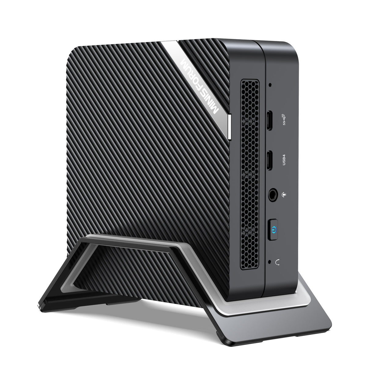 Minisforum Venus UM773 Lite Mini PC Barebone: Ryzen 7 7735HS, 2xSODIMM, USB4, 1xM.2, 1x 2.5