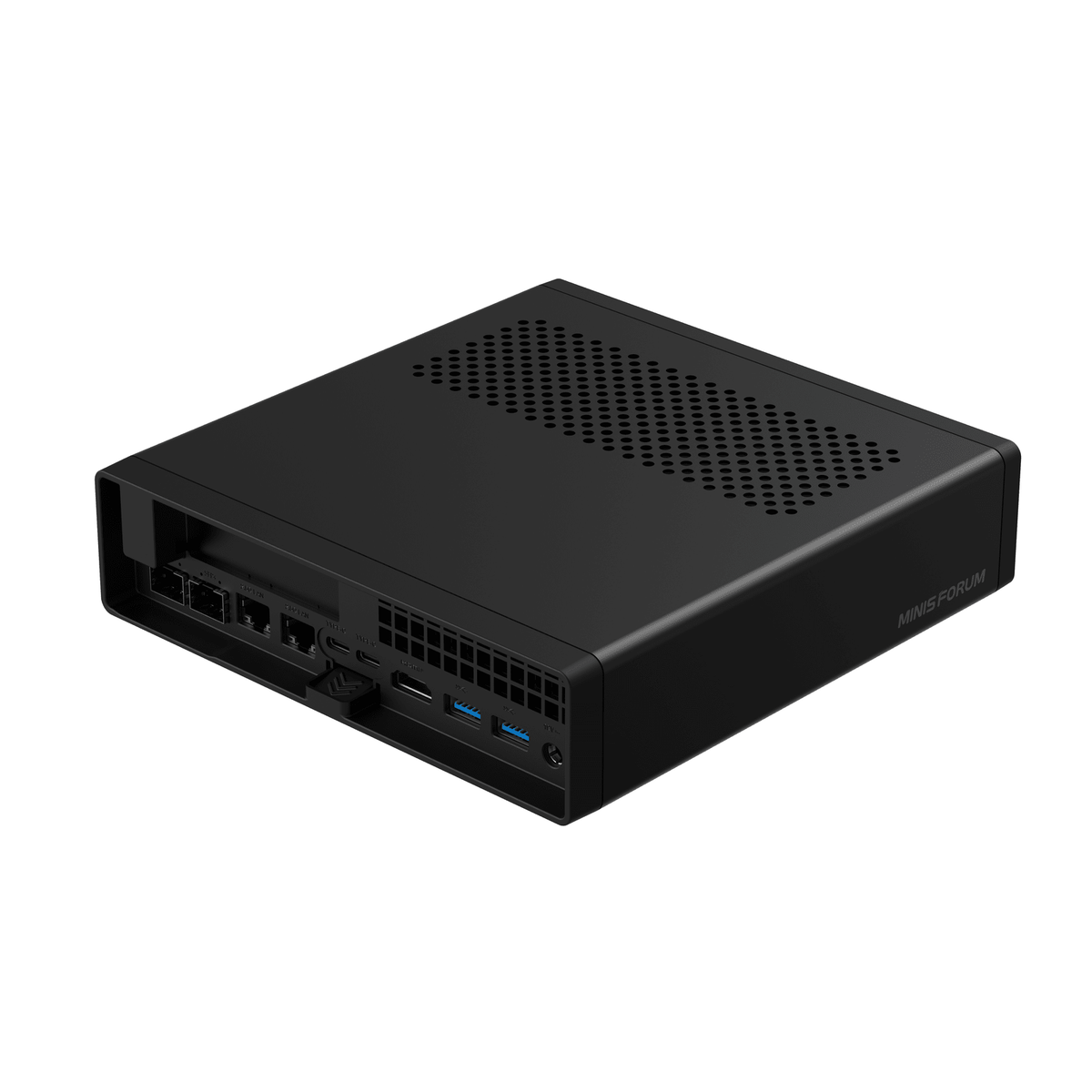 Minisiforum MS-A2 Mini Workstation Barebone: Ryzen 9 9955HX, 2XDDR5, 4X M.2, 2x 10Gbps SFP+, 2x 2.5G Lan, X16 Low Profile @ $839