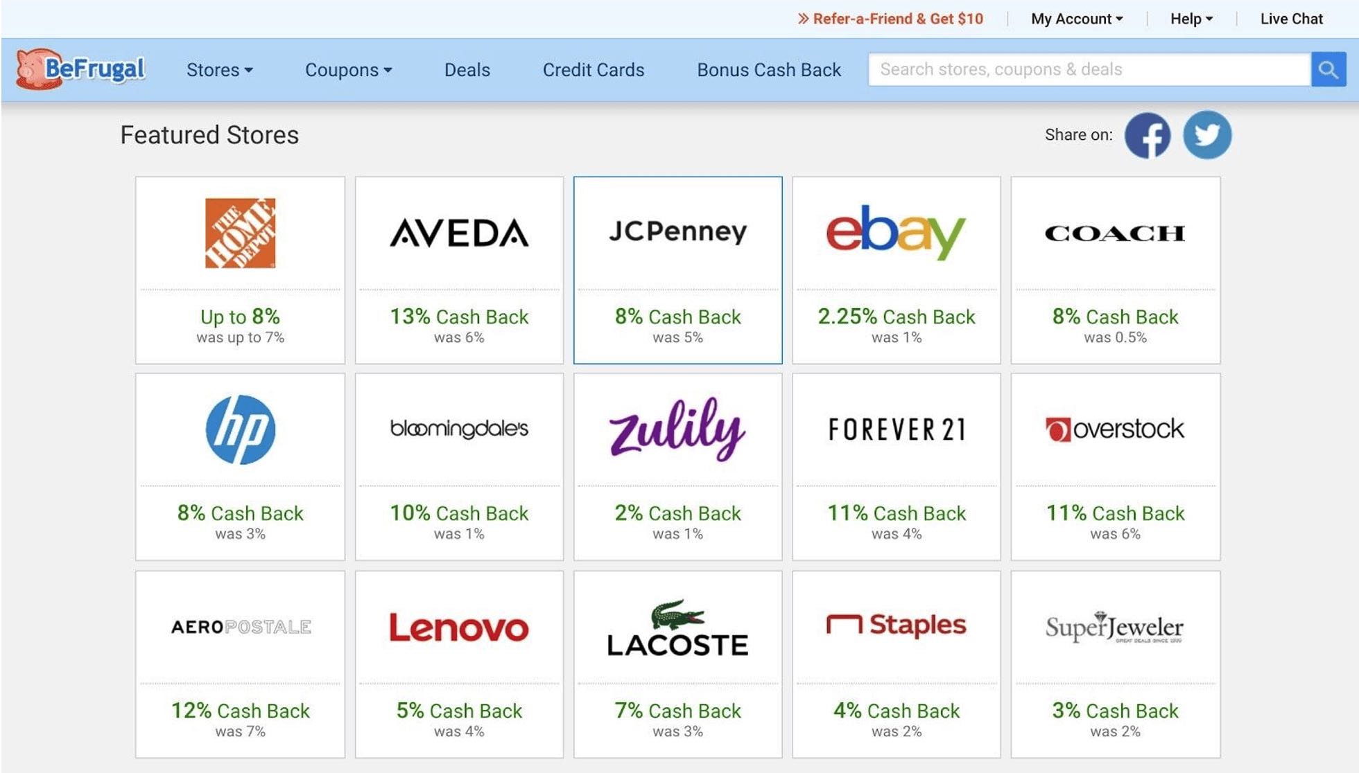 Befrugal Bonus Cash Back Befrugal Bonus Cash Back