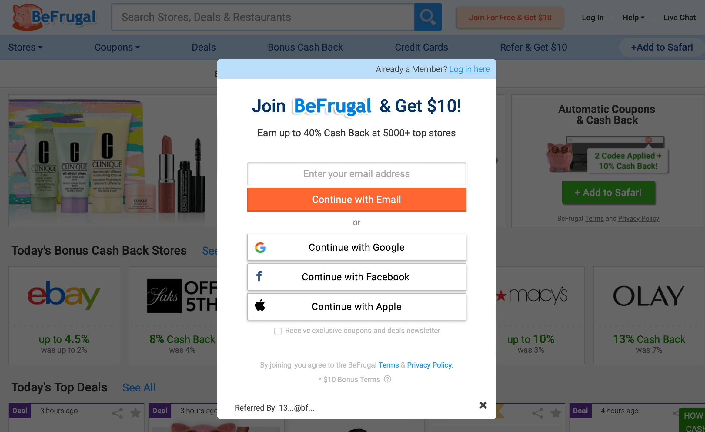 befrugal login befrugal login