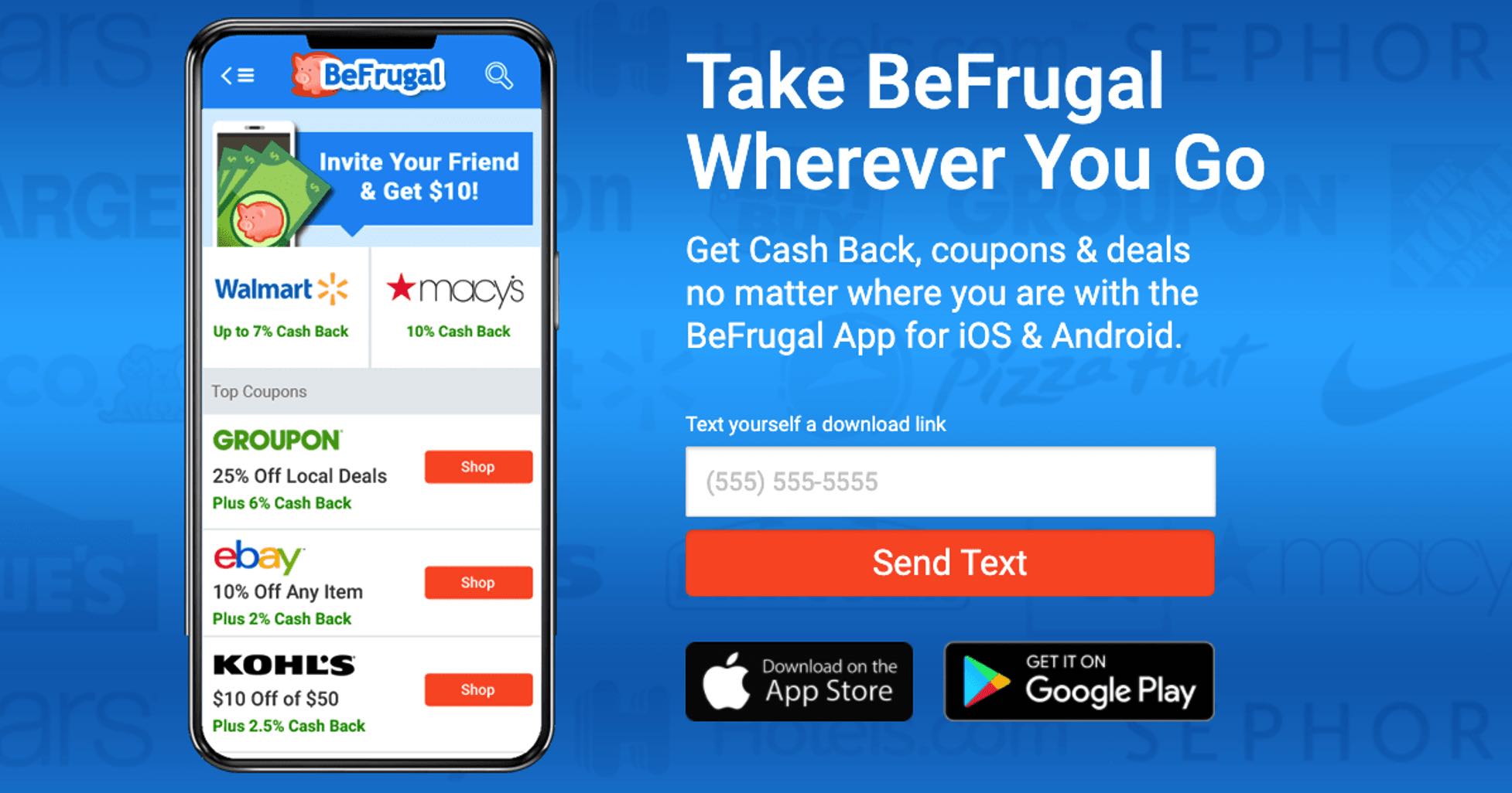 BeFrugal App for Mobile Phones BeFrugal App for Mobile Phones