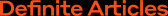 Definite Articles – Cashback, Rebates & Rewards