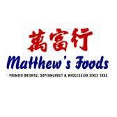 Matthew’s Foods Online Oriental Supermarket – Cashback, Rebates & Rewards